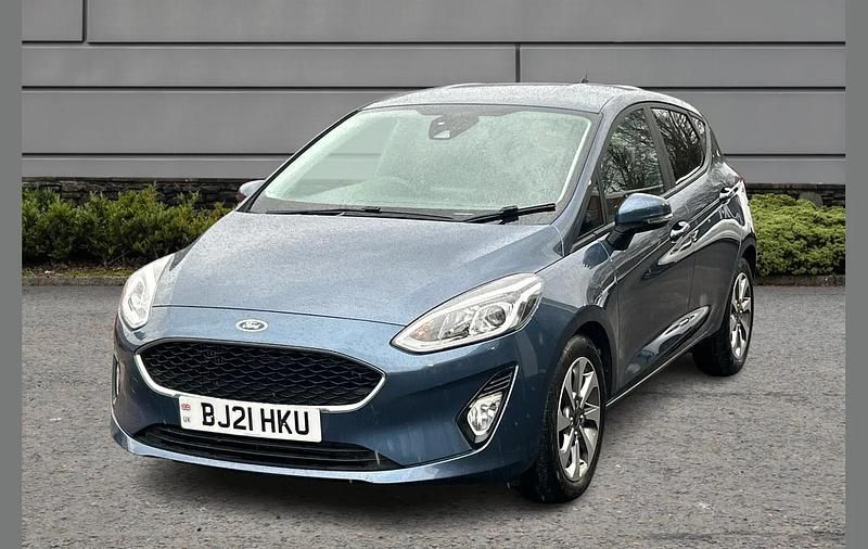 Used Ford Fiesta Trend 123 HP (90 kW) 2021 Blue Hatchback