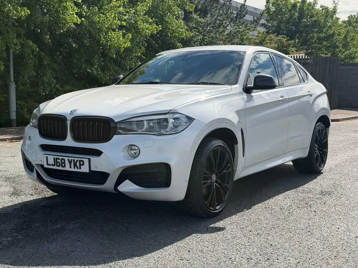 Used BMW X6 M Sport 254 HP (186 kW) 2018 White SUV