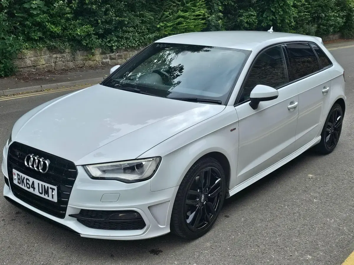 Used Audi A3 Sportback S-Line 2014 White Hatchback