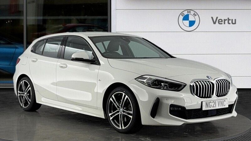 White Used 2021 BMW 116 M Sport Hatchback | £21,663 (Fair price) - Image 1/4