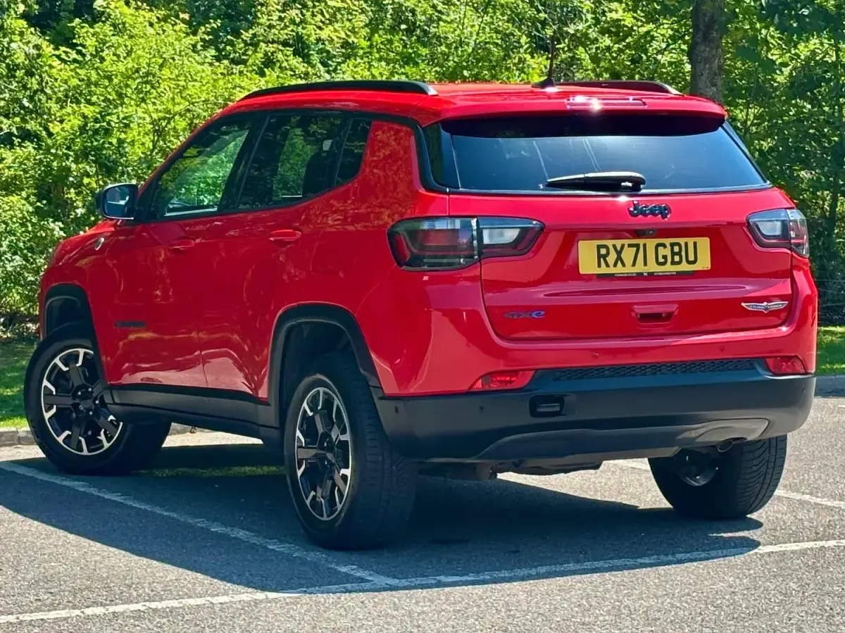 Used Jeep Compass Trailhawk 2021 Red SUV