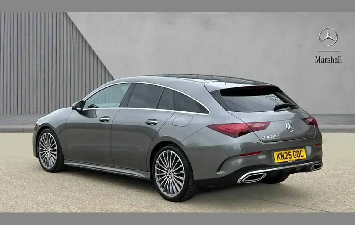 Used Mercedes CLA220 AMG Line Premium 190 HP (139 kW) 2025 Mountain grey metallic Sedan
