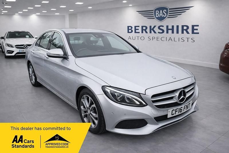 Begagnad Mercedes C220 170 HK (125 kW) 2016 Silver Sedan