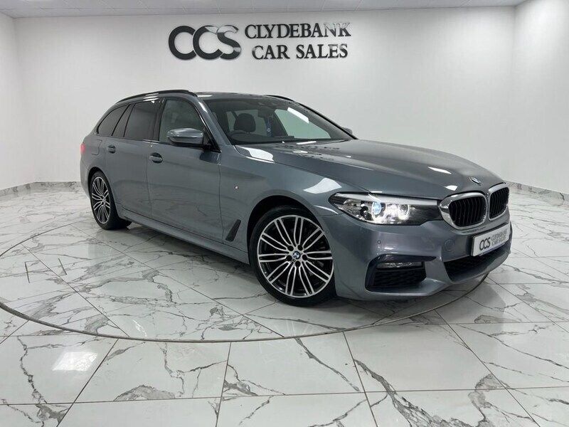 Blue Used 2020 BMW 520 M Sport Estate | £17,750 (Good price) - Image 1/4