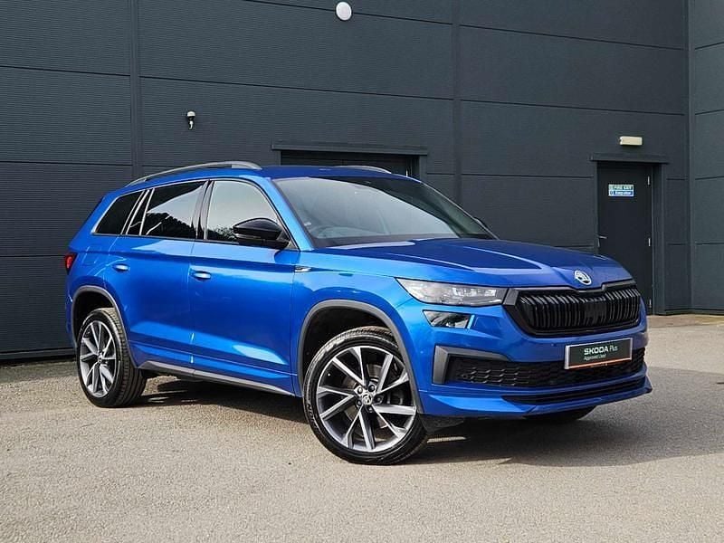 Used Skoda Kodiaq SportLine 140 HP (102 kW) 2023 Blue SUV