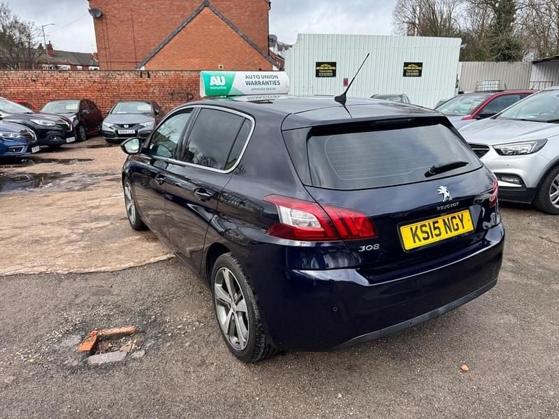 Used Peugeot 308 Allure 130 HP (95 kW) 2015 Blue Hatchback