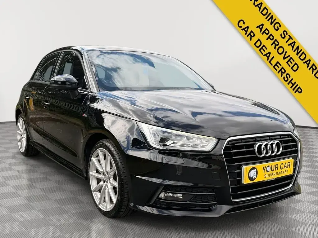 Used Audi A1 Sportback S-Line 125 HP (91 kW) 2016 Black Hatchback