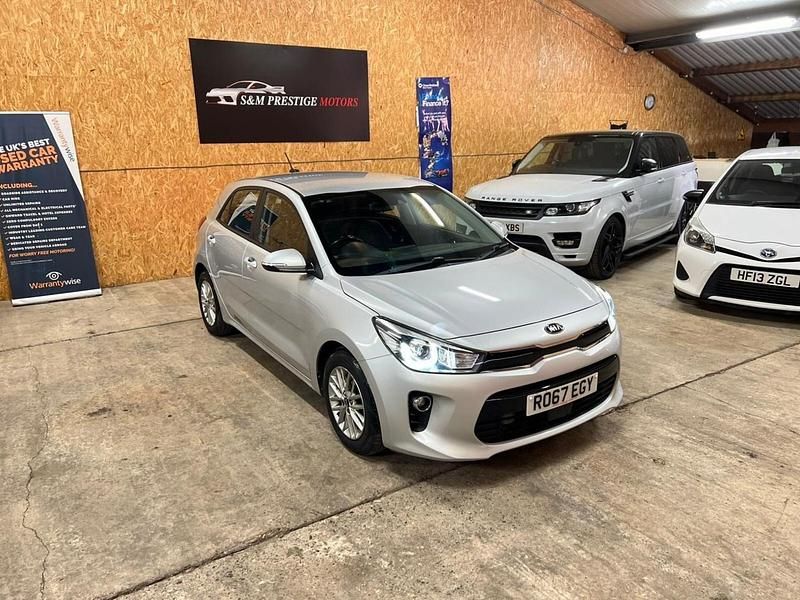 Silver Used 2017 Kia Rio 2 Hatchback | £6,050 (Fair price) - Image 1/4