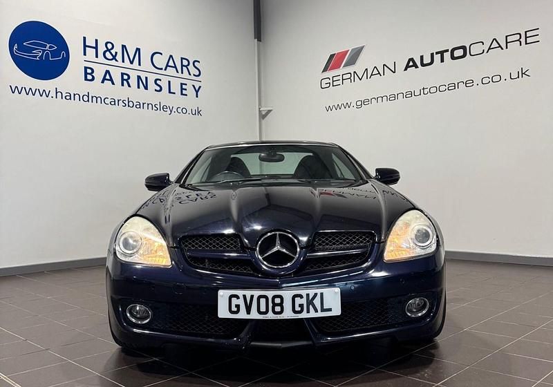 Used Mercedes SLK280 2008 Blue Cabriolet
