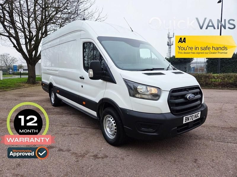 Used Ford Transit 130 HP (95 kW) 2021 White Van