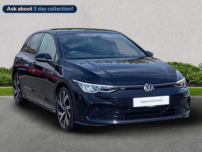 Black Used 2022 VW Golf VIII R-line Hatchback | £22,016 (A bit pricey) - Image 1/4