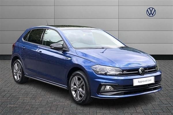 Blue Used 2021 VW Polo R-line Hatchback | £16,330 (Fair price) - Image 1/4