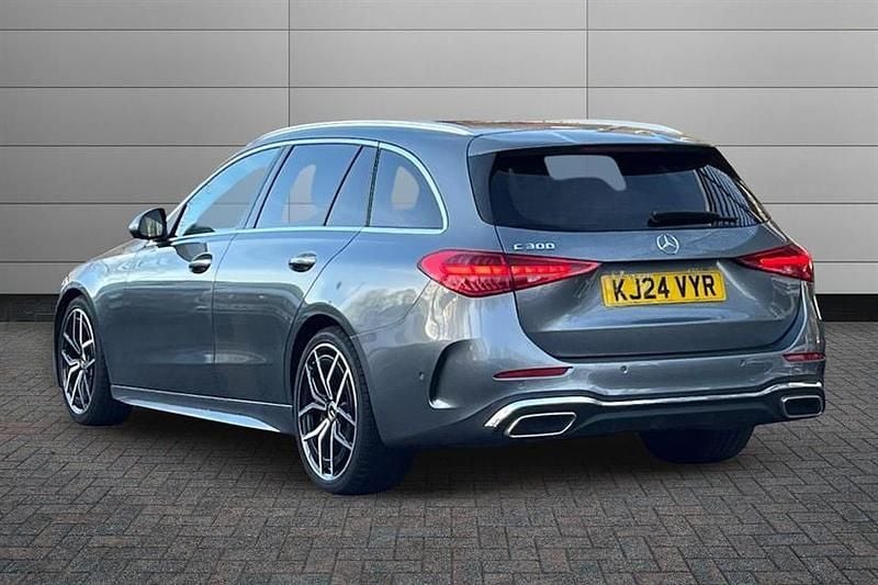Used Mercedes C300 AMG Line Premium 258 HP (189 kW) 2024 Selenite grey Estate