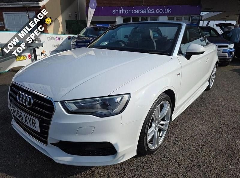 Used Audi A3 Cabriolet S-Line 2016 White Cabriolet