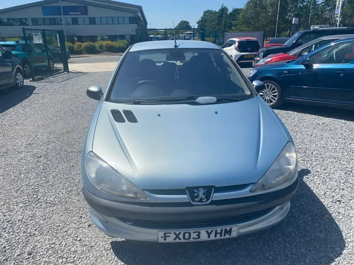 Used Peugeot 206 109 HP (80 kW) 2003 Silver Hatchback