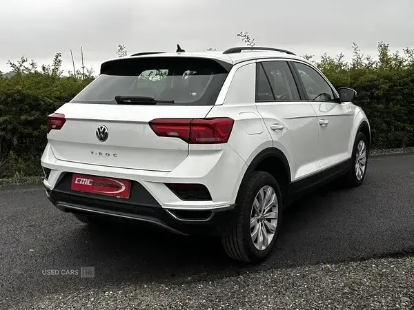 Used VW T-Roc SE 115 HP (84 kW) 2019 White SUV