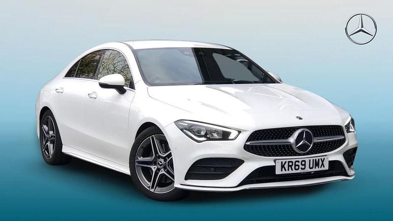Used Mercedes CLA220 AMG Line Premium 2019 White Sedan