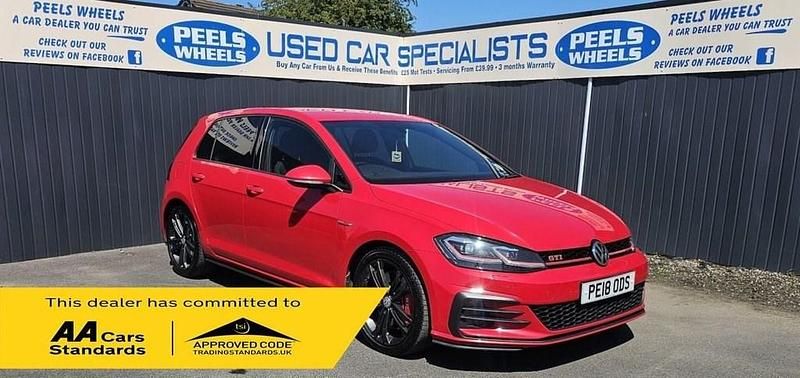 Red Used 2018 VW Golf VII GTI Hatchback | £9,975 (Super price) - Image 1/4