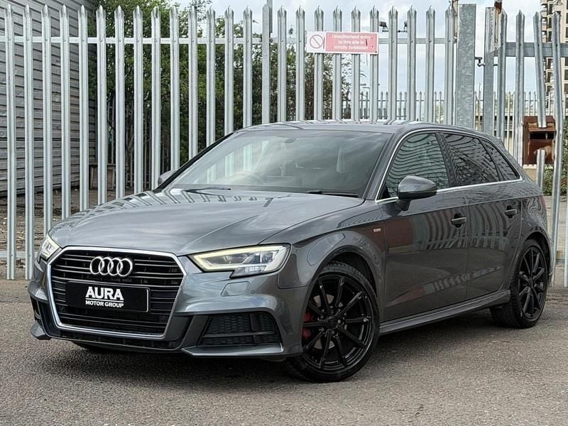 Used Audi A3 Sportback S-Line 150 HP (110 kW) 2017 Grey Hatchback