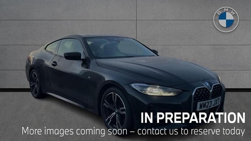 Black Used 2023 BMW 420 M Sport Coupe | £26,990 (Super price) - Image 1/4