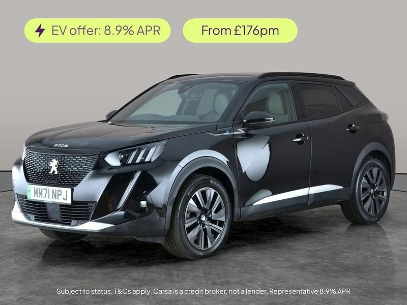 Used Peugeot e-2008 Premium 100 kW (136 HP) 2021 Black SUV