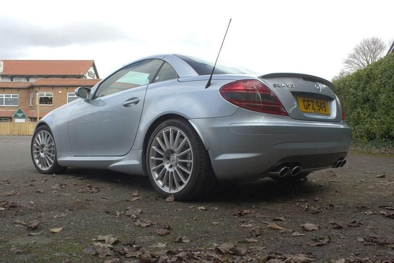 Used Mercedes SLK55 AMG 2005 Silver Cabriolet