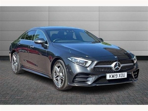 Grey Used 2019 Mercedes CLS350 AMG Line Premium Plus Coupe | £23,050 (Fair price) - Image 1/4