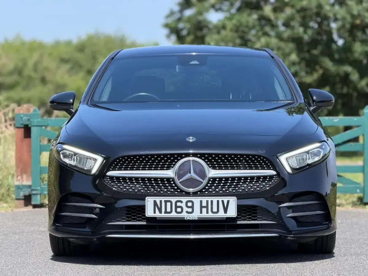 Used Mercedes A180 AMG line 114 HP (83 kW) 2019 Black Sedan