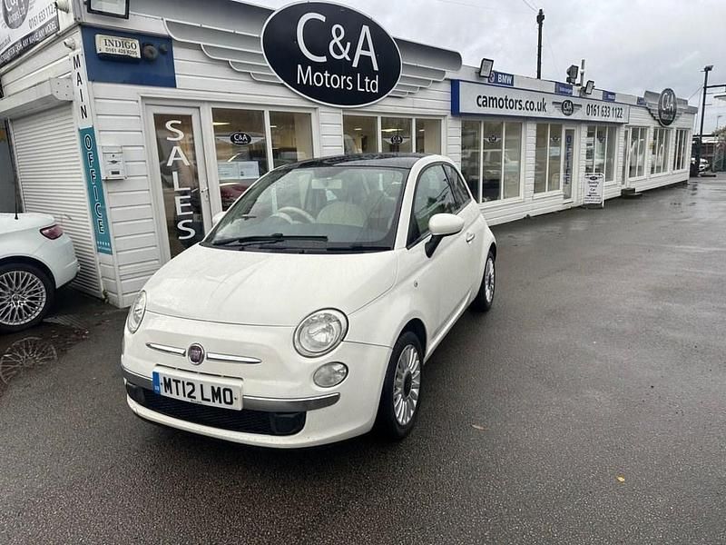 Used Fiat 500 Lounge 69 HP (50 kW) 2012 White Hatchback
