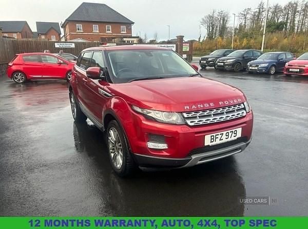 Red Used 2012 Land Rover Range Rover evoque Prestige Estate | £8,395 (A bit pricey) - Image 1/4