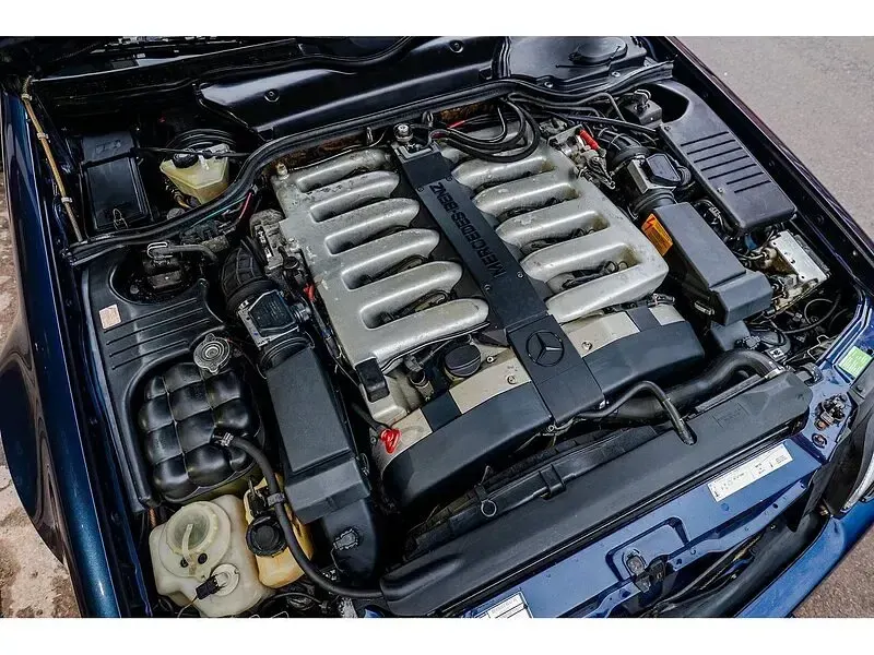 Used Mercedes SL600 1995 Blue Cabriolet