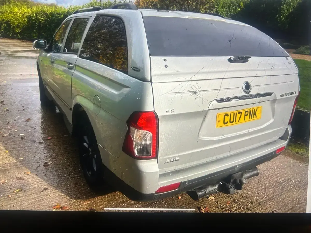 Used SsangYong Musso 2017 Silver Pickup
