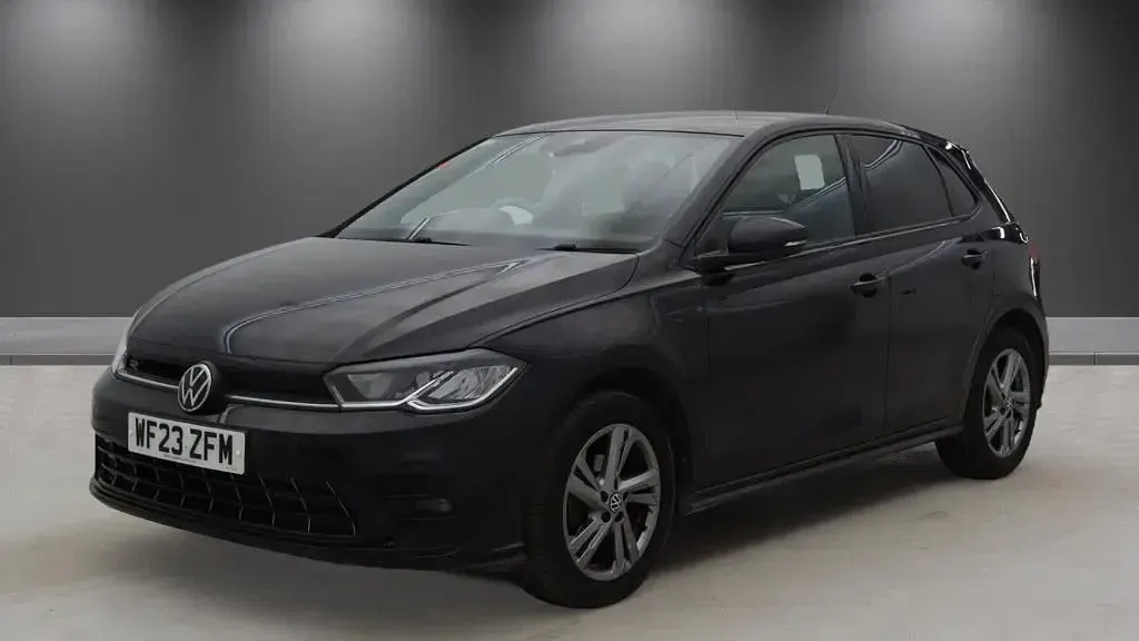 Used VW Polo R-line 95 HP (69 kW) 2023 Black Hatchback