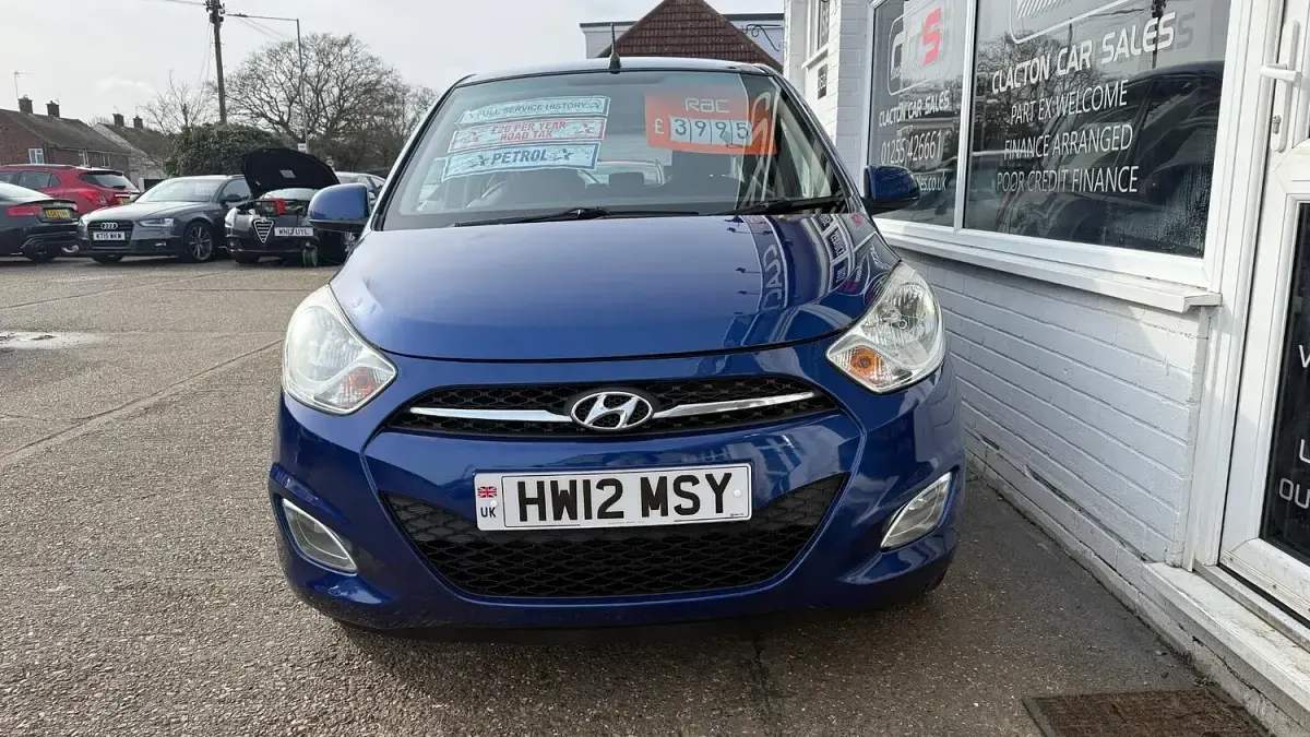 Used Hyundai i10 Active 85 HP (62 kW) 2012 Blue Hatchback