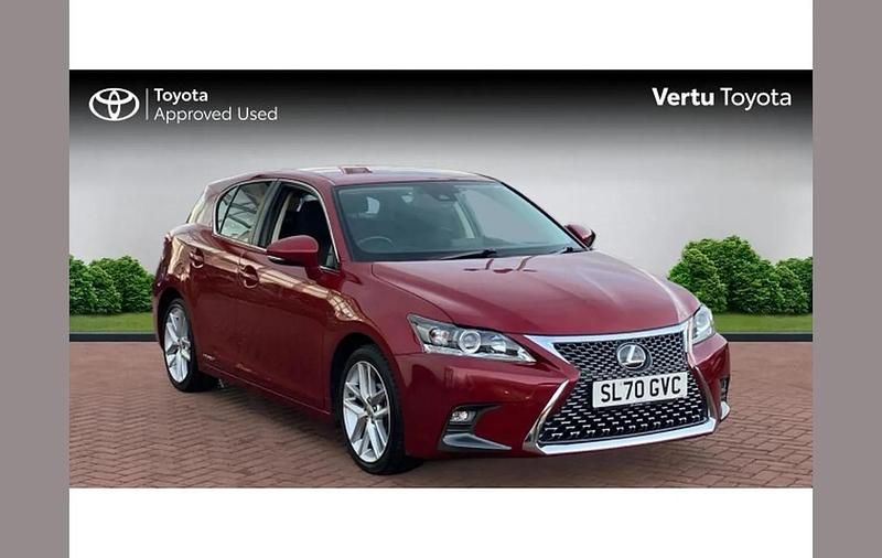 Red Used 2020 Lexus CT200h Hatchback | £16,856 (Fair price) - Image 1/4