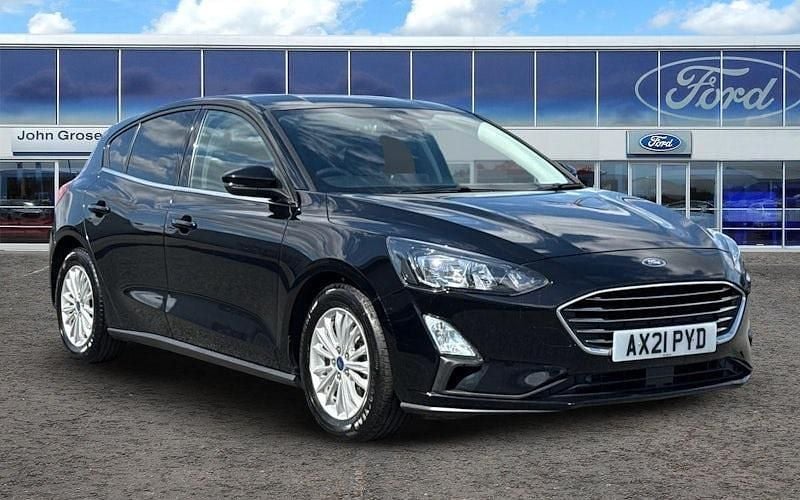 Black Used 2021 Ford Focus Titanium Hatchback | £12,995 (Good price) - Image 1/3