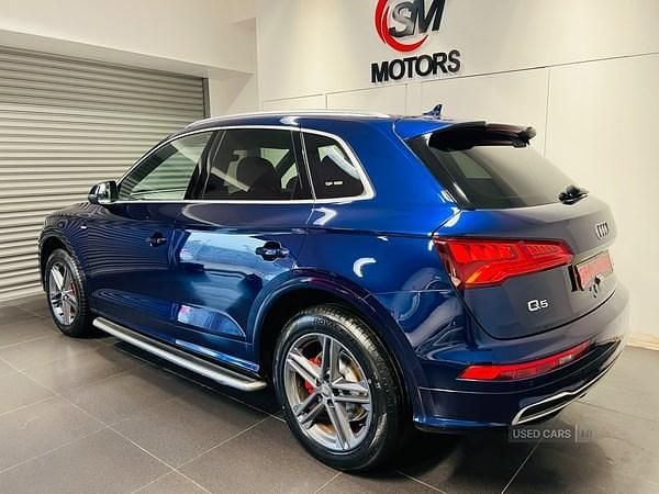 Used Audi Q5 S-Line 190 HP (139 kW) 2017 Blue SUV