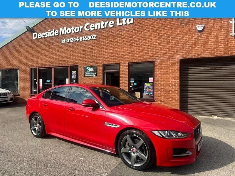 Red Used 2019 Jaguar XE Ingenium Sedan | £13,495 (Fair price) - Image 1/3