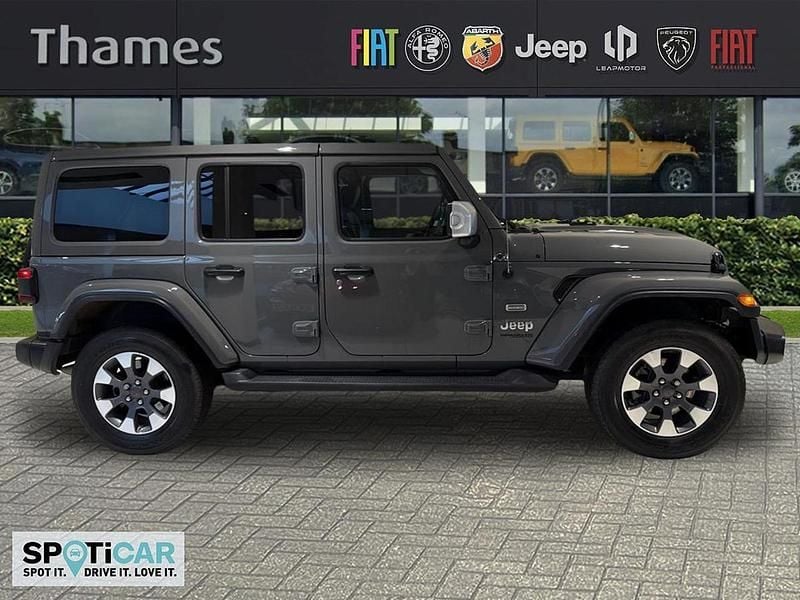 Grey Used 2022 Jeep Wrangler Sahara SUV | £39,995 (Fair price) - Image 1/3