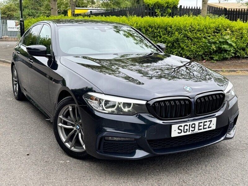 Black Used 2019 BMW 520 M Sport Sedan | £15,250 (Fair price) - Image 1/4