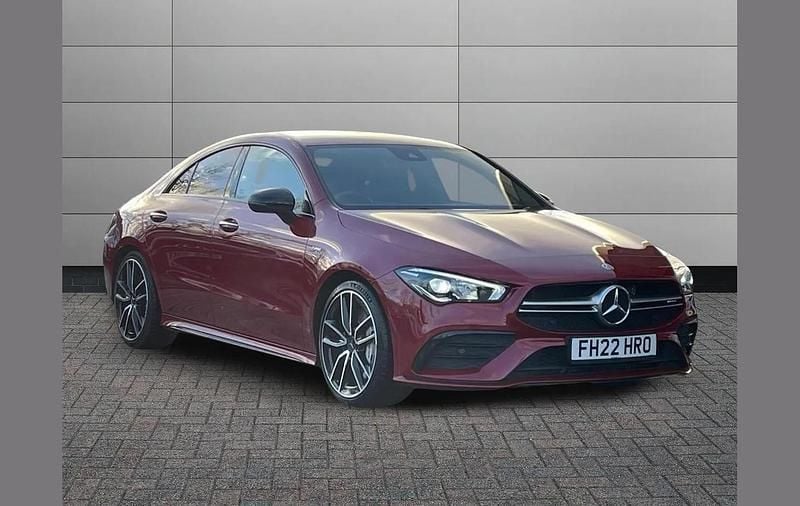 Used Mercedes CLA35 AMG Premium 301 HP (221 kW) 2022 Red Coupe