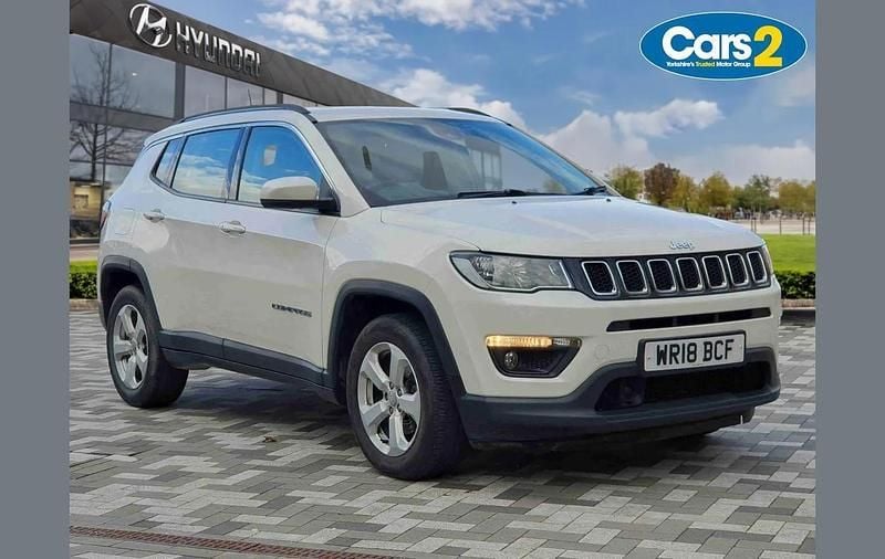 White Used 2018 Jeep Compass Longitude SUV | £7,990 (Fair price) - Image 1/4