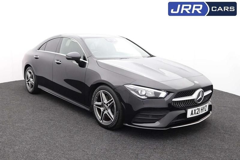 Used Mercedes CLA200 AMG Line Premium 163 HP (119 kW) 2021 Black Coupe