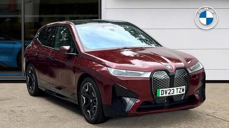 Red Used 2023 BMW iX M Sport SUV | £48,306 (Super price) - Image 1/4