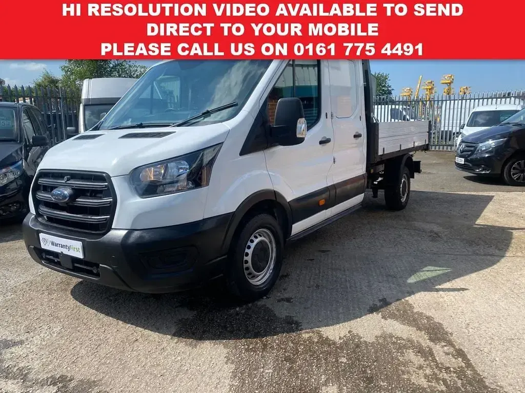 Used Ford Transit S 130 HP (95 kW) 2020 White Cabriolet