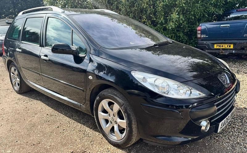 Used Peugeot 307 109 HP (80 kW) 2008 Black Estate