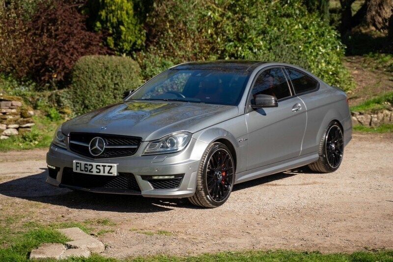 Silver Used 2012 Mercedes C63 AMG Coupe | £20,995 (Expensive) - Image 1/4