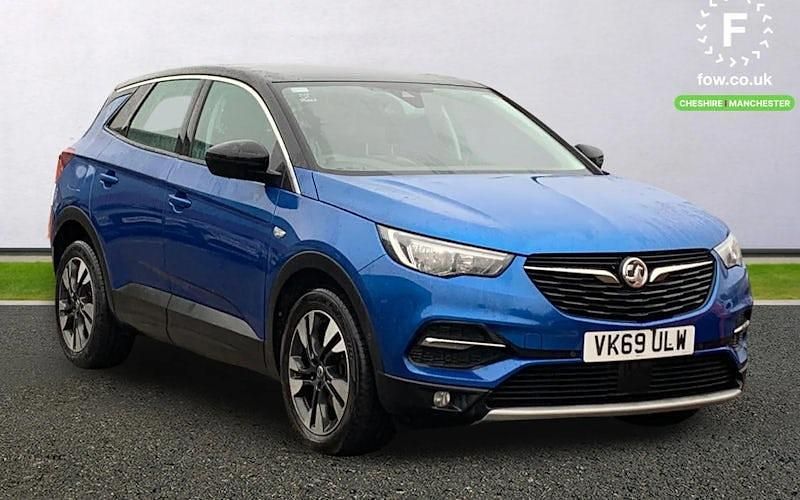 Used Vauxhall Grandland X Sport 131 HP (96 kW) 2019 Blue SUV
