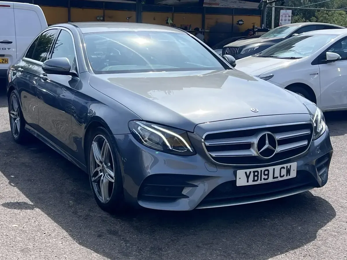 Used Mercedes E200 AMG line 184 HP (135 kW) 2019 Grey Sedan