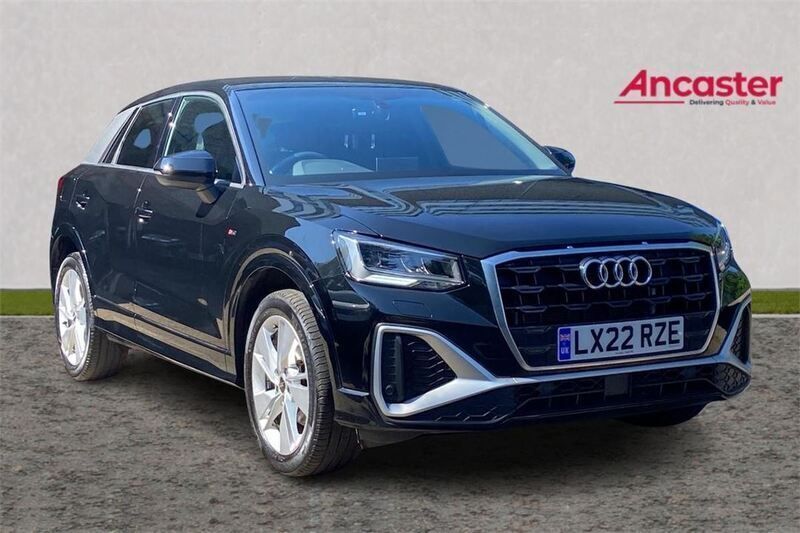 Black Used 2022 Audi Q2 S-Line SUV | £19,975 (Fair price) - Image 1/4